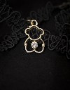Colier Choker Tattoo cu Pandantiv Ursulet LG00110 Colier Choker Tattoo cu Pandantiv Ursulet LG00110